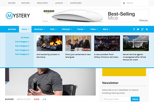 Product picture Mystery modern theme